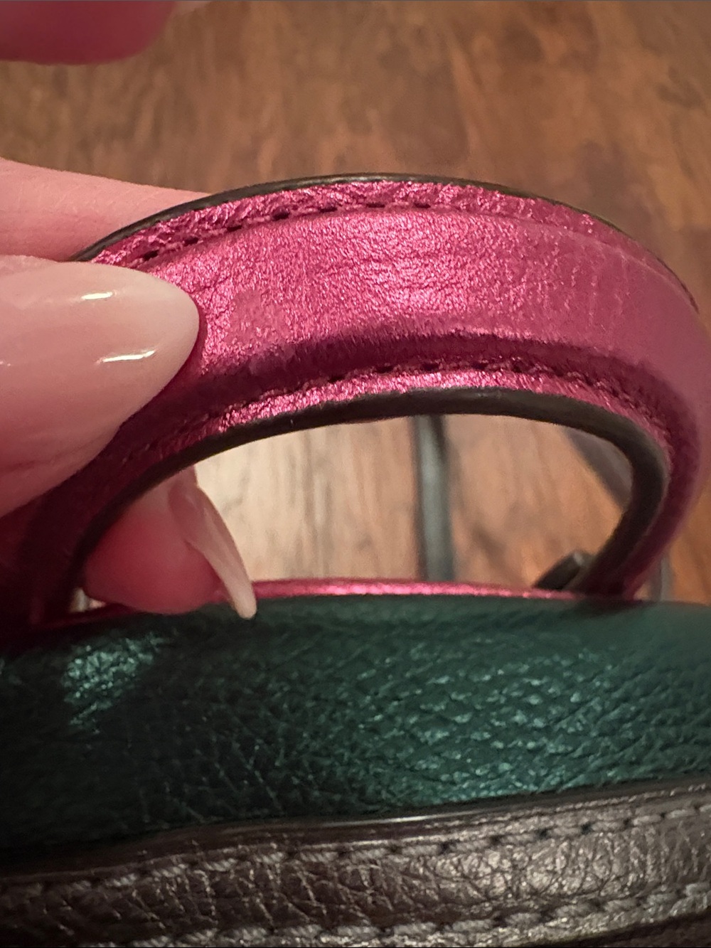 Coach Metallic Colorblock small backpack - Picture 5 of 6